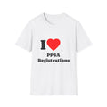 T-Shirt — I Heart PPSA Registrations - Legal Humor Tee
