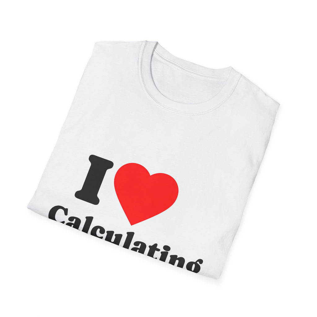 T-Shirt — I Heart Calculating Net Family Property - Legal Humor Tee
