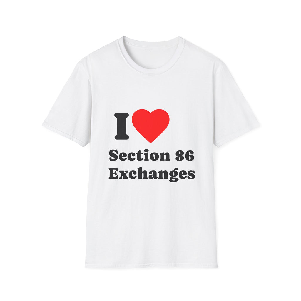 T-Shirt — I Heart Section 86 Exchanges - Legal Humor Tee