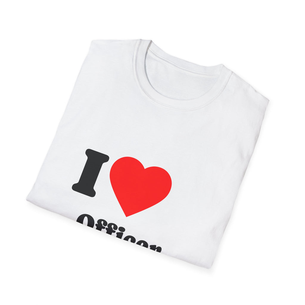 T-Shirt — I Heart Officer Certificates - Legal Humor Tee